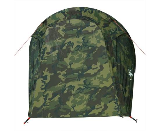 Cort de camping tunel pentru 2 persoane, camuflaj, impermeabil, 7 image