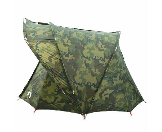 Cort de pescuit pentru 4 persoane, camuflaj, impermeabil, 8 image