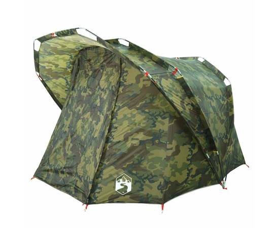 Cort de pescuit pentru 4 persoane, camuflaj, impermeabil, 5 image