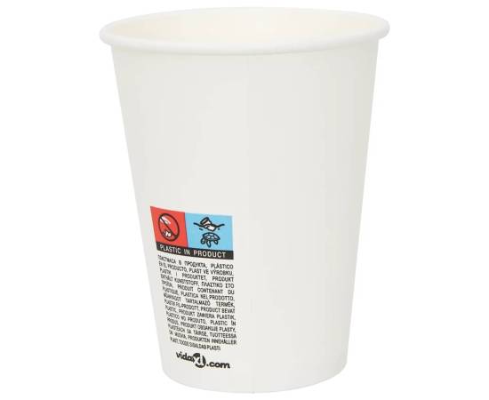 Cești de cafea din hârtie cu capace 1000 buc 12 oz 300 ml, 7 image