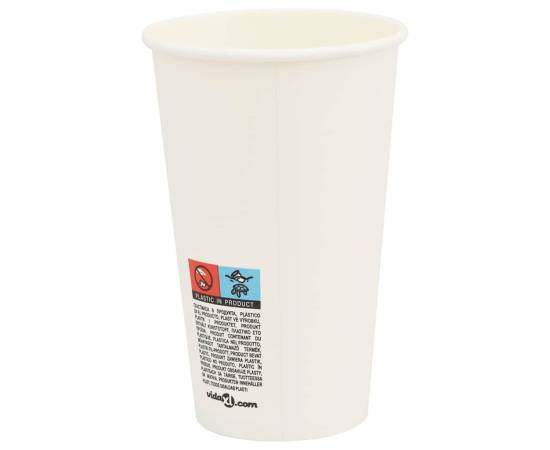 Cești de cafea din hârtie cu capace 1000 buc 16 oz 400 ml, 7 image