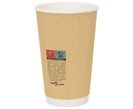 Cești de cafea din hârtie cu capace 1000 buc 16 oz 400 ml, 7 image