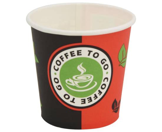 Cești de cafea din hârtie cu capace 1000 buc 4oz 120ml, 3 image