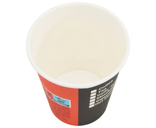 Cești de cafea din hârtie cu capace 1000 buc 8oz 240ml, 8 image