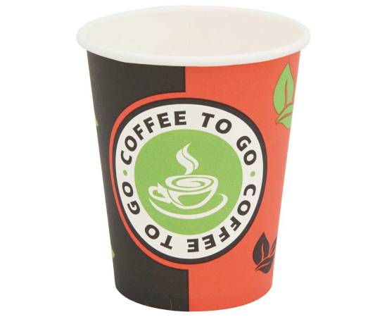 Cești de cafea din hârtie cu capace 1000 buc 8oz 240ml, 3 image