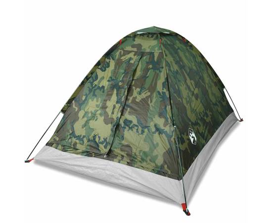 Cort de camping cupolă pentru 2 persoane, camuflaj, impermeabil, 2 image