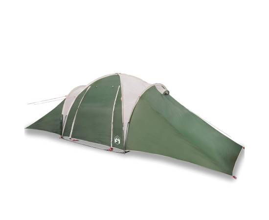 Cort de camping cupolă pentru 6 persoane, verde, impermeabil, 2 image