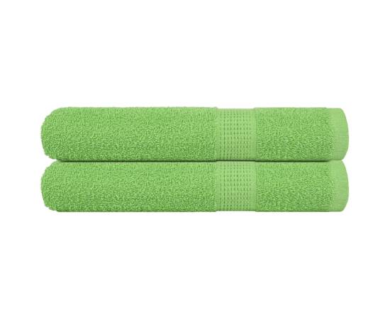 Prosoape 2 buc verde mere 100x200 cm 360 g/m² 100% bumbac