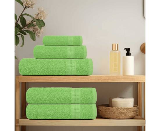 Prosoape 4 buc verde mere 100x200 cm 360 g/m² 100% bumbac, 3 image