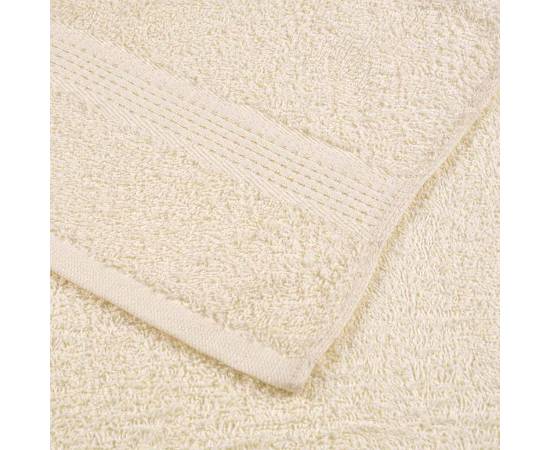 Prosoape de baie 10 buc crem 100x150 cm 360 g/m² 100% bumbac, 6 image