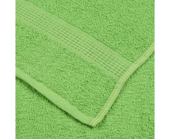 Prosoape de baie 10buc verde mere 100x150cm 360g/m² 100% bumbac, 6 image