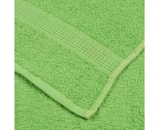 Prosoape de mână 10 buc verde măr 50x100cm 360 g/m² 100% bumbac, 6 image