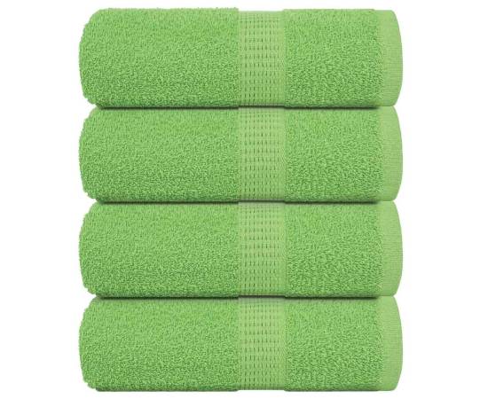 Prosoape de săpun 4 buc verde măr 30x30 cm 360 g/m² 100% bumbac