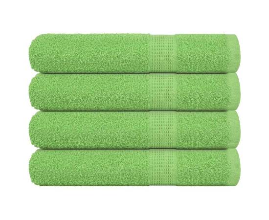 Prosoape saună 4 buc verde măr 80x200 cm 360 g/m² 100% bumbac