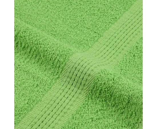 Prosoape saună 4 buc verde măr 80x200 cm 360 g/m² 100% bumbac, 7 image