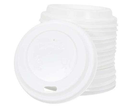 Capace pentru ceașcă cafea hârtie 4oz 1000 buc plastic alb, 4 image