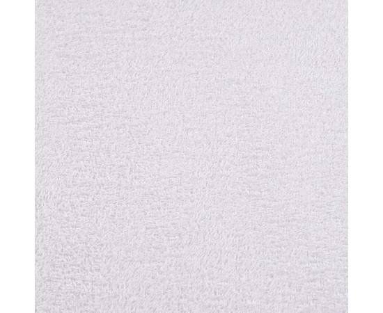 Prosoape 2 buc alb 100x200 cm 360 g/m² 100% bumbac, 5 image