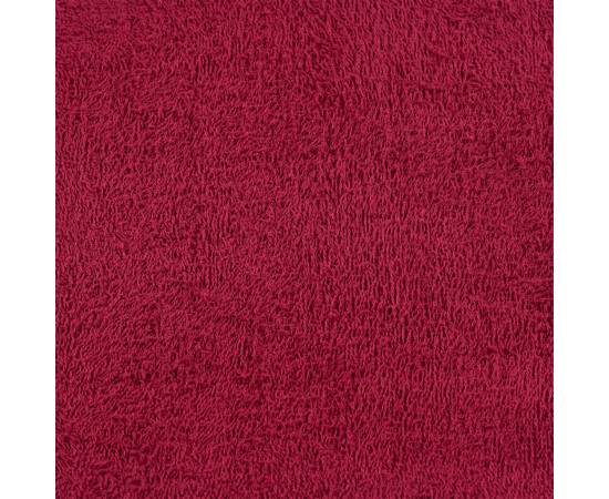 Prosoape cu săpun 4 buc bordeaux 30x30 cm 360 g/m² 100% bumbac, 5 image