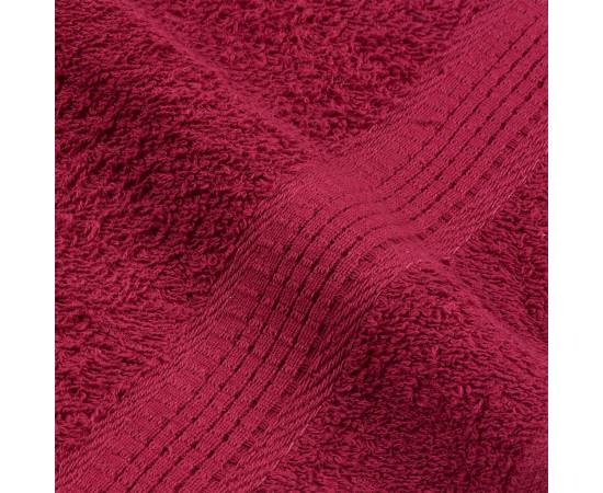 Prosoape cu săpun 4 buc bordeaux 30x30 cm 360 g/m² 100% bumbac, 7 image