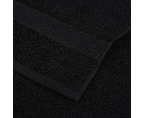 Prosoape de baie 4 buc negru 100x150 cm 360 g/m² 100% bumbac, 7 image