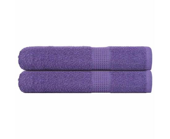 Prosoape 2 buc violet 100x200 cm 360 g/m² 100% bumbac