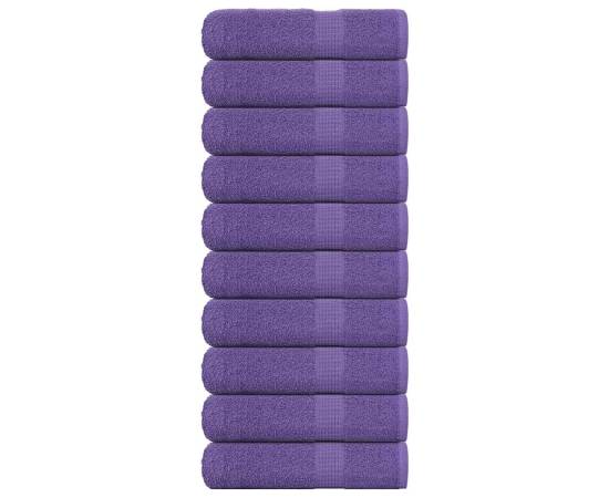 Prosoape de baie 10 buc violet 100x150 cm 360 g/m² 100% bumbac