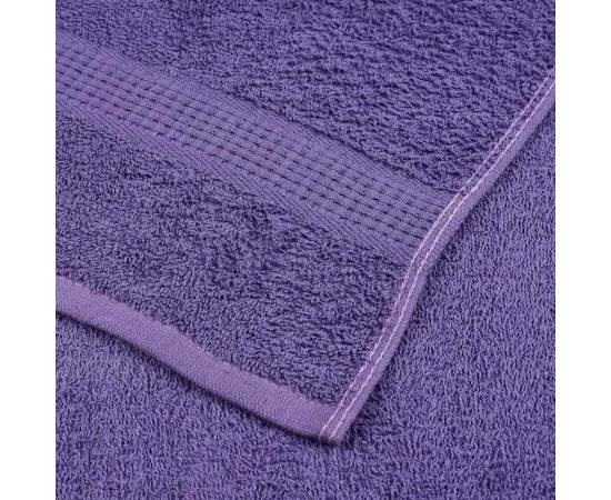 Prosoape de baie 10 buc violet 100x150 cm 360 g/m² 100% bumbac, 6 image