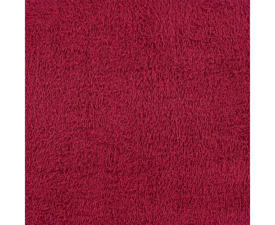 Prosoape de baie 2 buc bordeaux 100x150 cm 360 g/m² 100% bumbac, 5 image