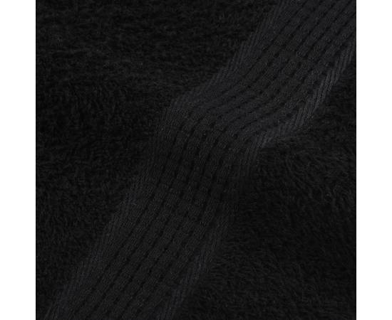 Prosoape pentru saună 2 buc negru 80x200cm 360 g/m² 100% bumbac, 7 image