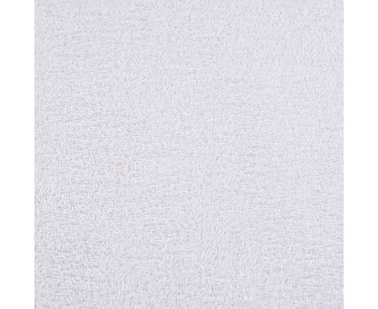 Prosoape pentru saună 4 buc alb 80x200 cm 360 g/m² 100% bumbac, 5 image