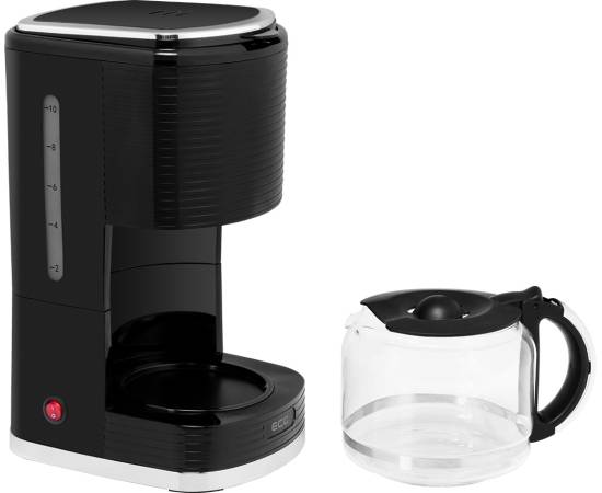 Cafetiera ecg kp 2150 stripe, 980 w, 1.5 litri, preparare pana la 10 cesti de, 4 image