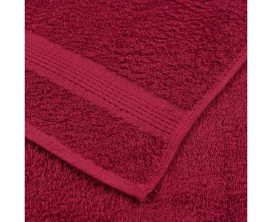 Prosoape 4 buc bordeaux 100x200 cm 360 g/m² 100% bumbac, 6 image