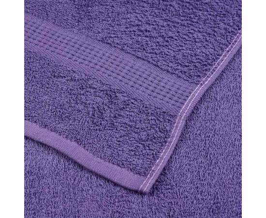 Prosoape de duș 2 buc violet 70x140 cm 360 g/m² 100% bumbac, 6 image