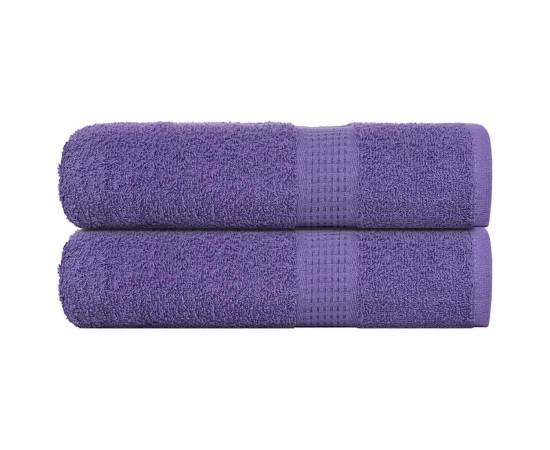 Prosoape de mână 2 buc violet 50x100 cm 360 g/m² 100% bumbac