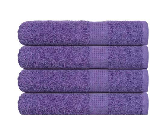 Prosoape pentru saună 4 buc violet 360 g/m² 100% bumbac