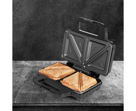 Sandwich maker ecg s 2120 grande, 900 w, 4 sandvisuri triunghiulare, design din, 17 image