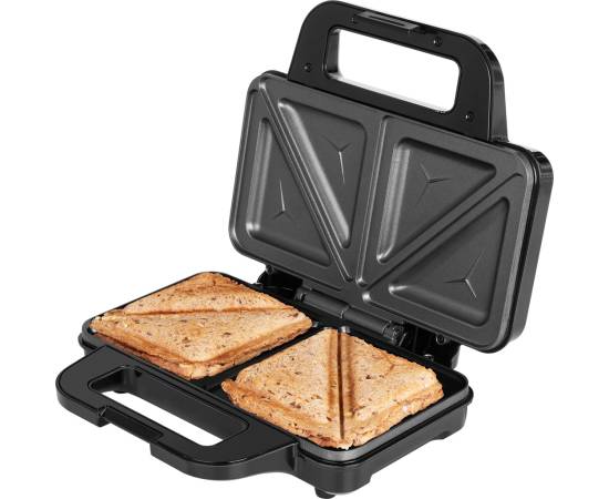 Sandwich maker ecg s 2120 grande, 900 w, 4 sandvisuri triunghiulare, design din, 6 image