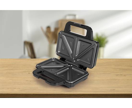 Sandwich maker ecg s 2120 grande, 900 w, 4 sandvisuri triunghiulare, design din, 13 image