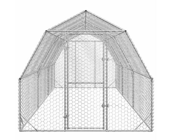 Țarc de găini 2,5x6x2,25 m oțel galvanizat, 3 image