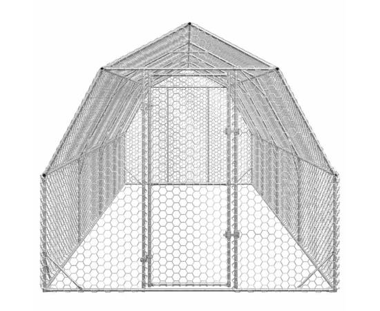 Țarc de găini 2,5x8x2,25 m oțel galvanizat, 3 image