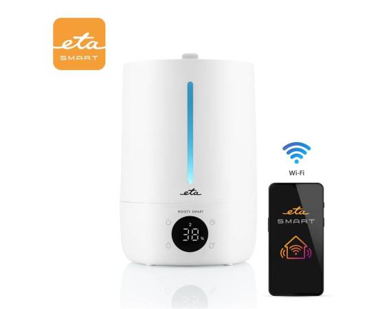 Umidificator de aer cu ultrasunete 2 in 1 eta moisty smart 2629 0000, 5 litri,, 2 image