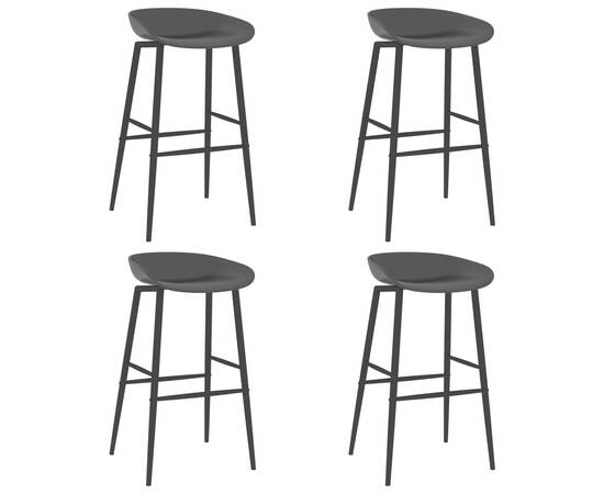 Set mobilier de bar, 5 piese, alb, 6 image