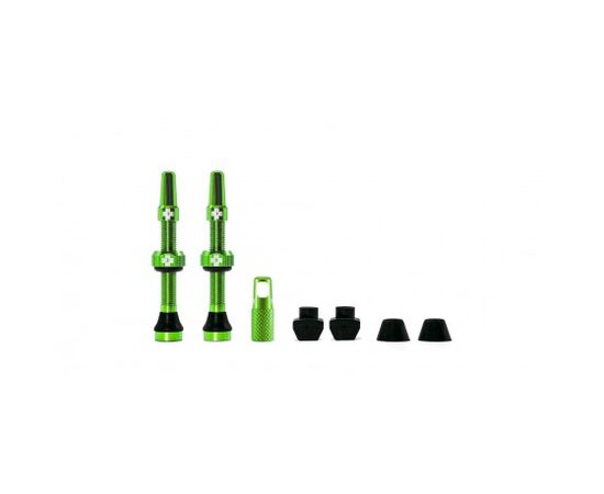 Set valve tubeless MUC-OFF FV / Presta 44 mm verde