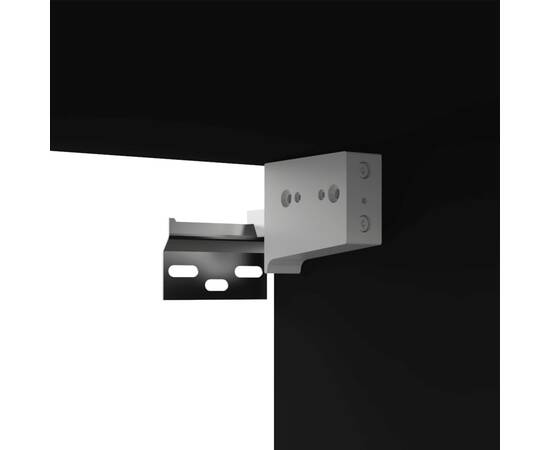 Comode tv, 4 buc., negru, 100x30x30 cm, pal, 7 image
