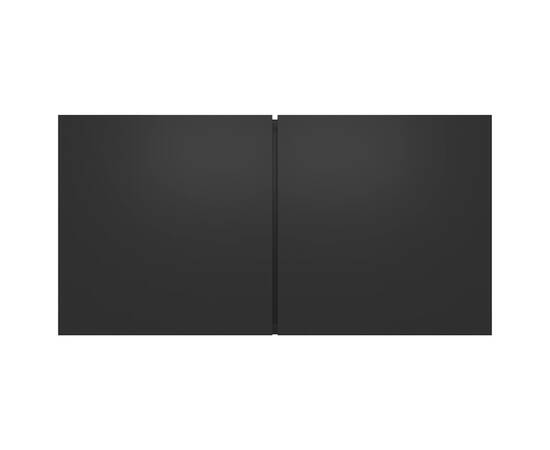 Set dulapuri tv, 10 piese, negru, pal, 8 image