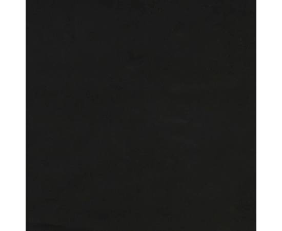 Scaune de bucătărie, 6 buc., negru, catifea, 3 image
