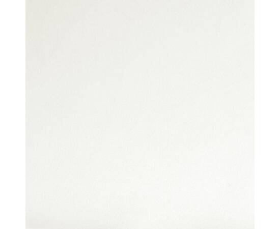 Scaun de bucătărie pivotant, alb, piele ecologică, 2 image