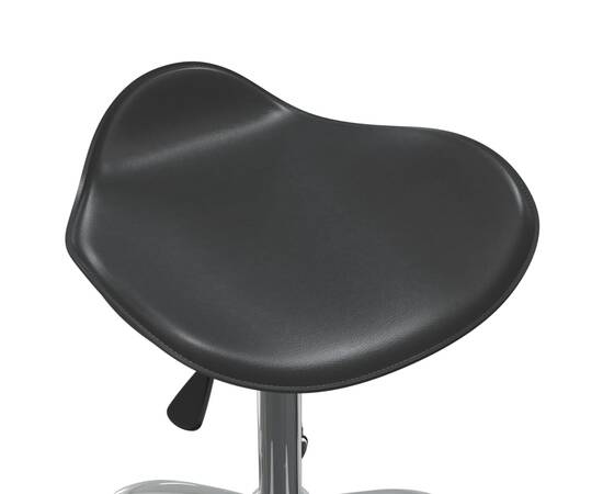 Scaun de birou, negru, piele ecologică, 7 image