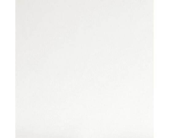 Scaun de masă pivotant, alb, piele ecologică, 2 image