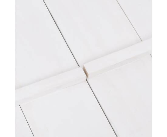Cutie de nisip, alb, 95 x 90 x 15 cm, lemn de brad, 2 image